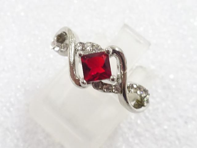 JAPANESE KIMONO / ANTIQUE COLORED STONE RING (SIZE 10.5)